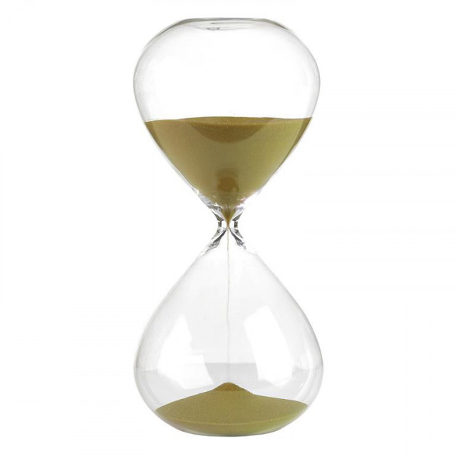 Zandloper medium, goud